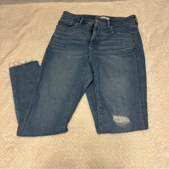 LOFT Denim - Loft Womens Skinny Jeans Good Condition Distressed Jeans Denim Size 10
